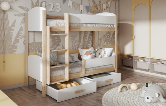 Παιδική Κουκέτα Jordan με συρτάρια αποθήκευσης