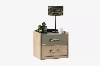 Κομοδίνο Camp με 2 συρτάρι