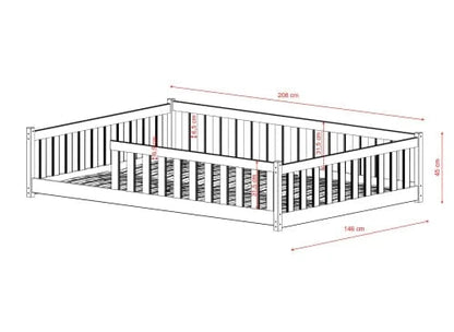 Παιδικό κρεβάτι MATI 140x200