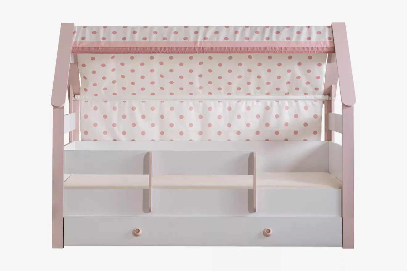Κρεβάτι Σπιτάκι Montessori Pink 100x200cm