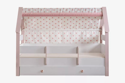 Κρεβάτι Σπιτάκι Montessori Pink 100x200cm