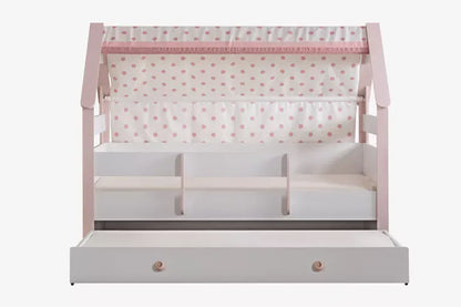 Κρεβάτι Σπιτάκι Montessori Pink 100x200cm