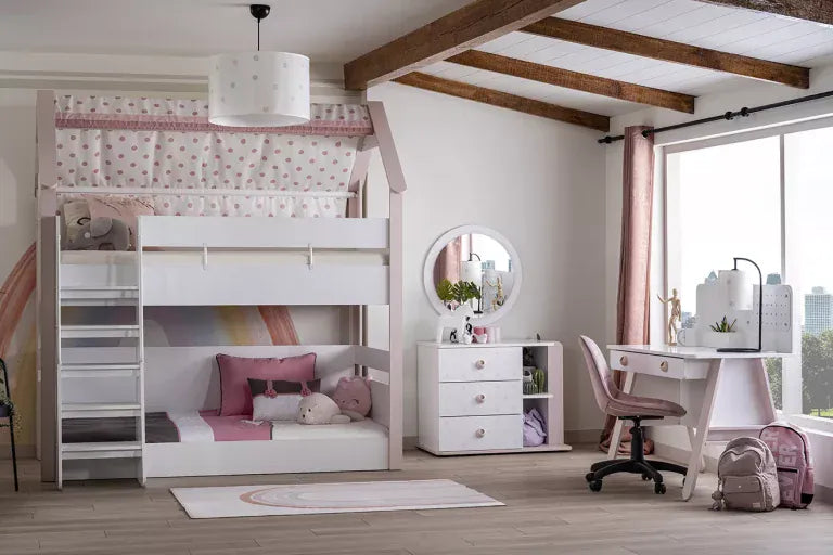 Κουκέτα Σπιτάκι Montessori Pink