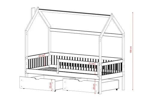 Παιδικό κρεβάτι OSKAR