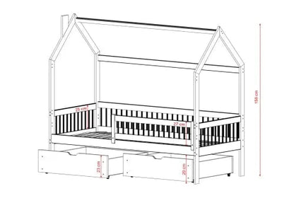 Παιδικό κρεβάτι OSKAR